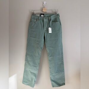 Levi's Green Boyfriend Jeans